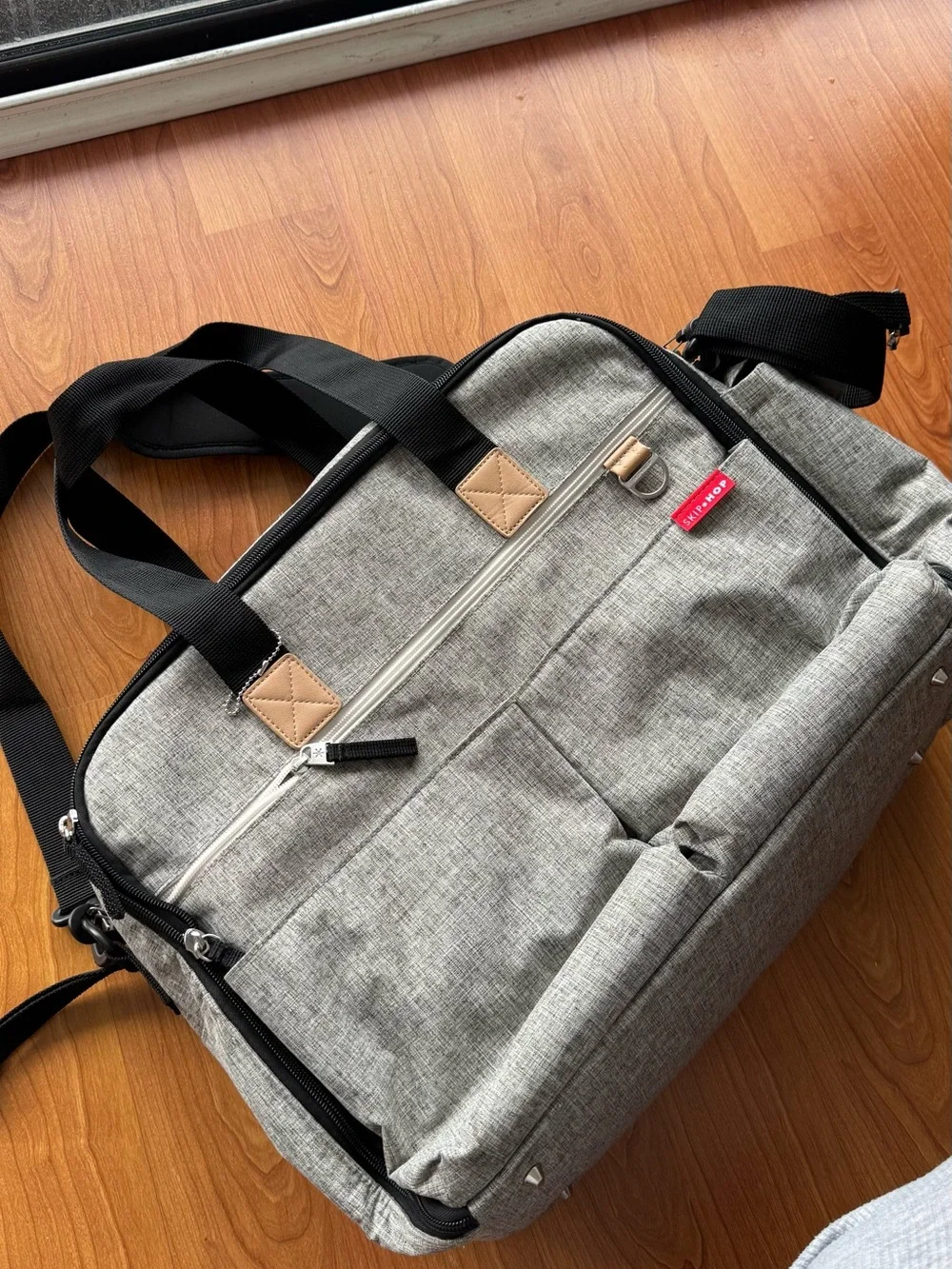 Skip Hop Grey Diaper Weekender Travel Bag